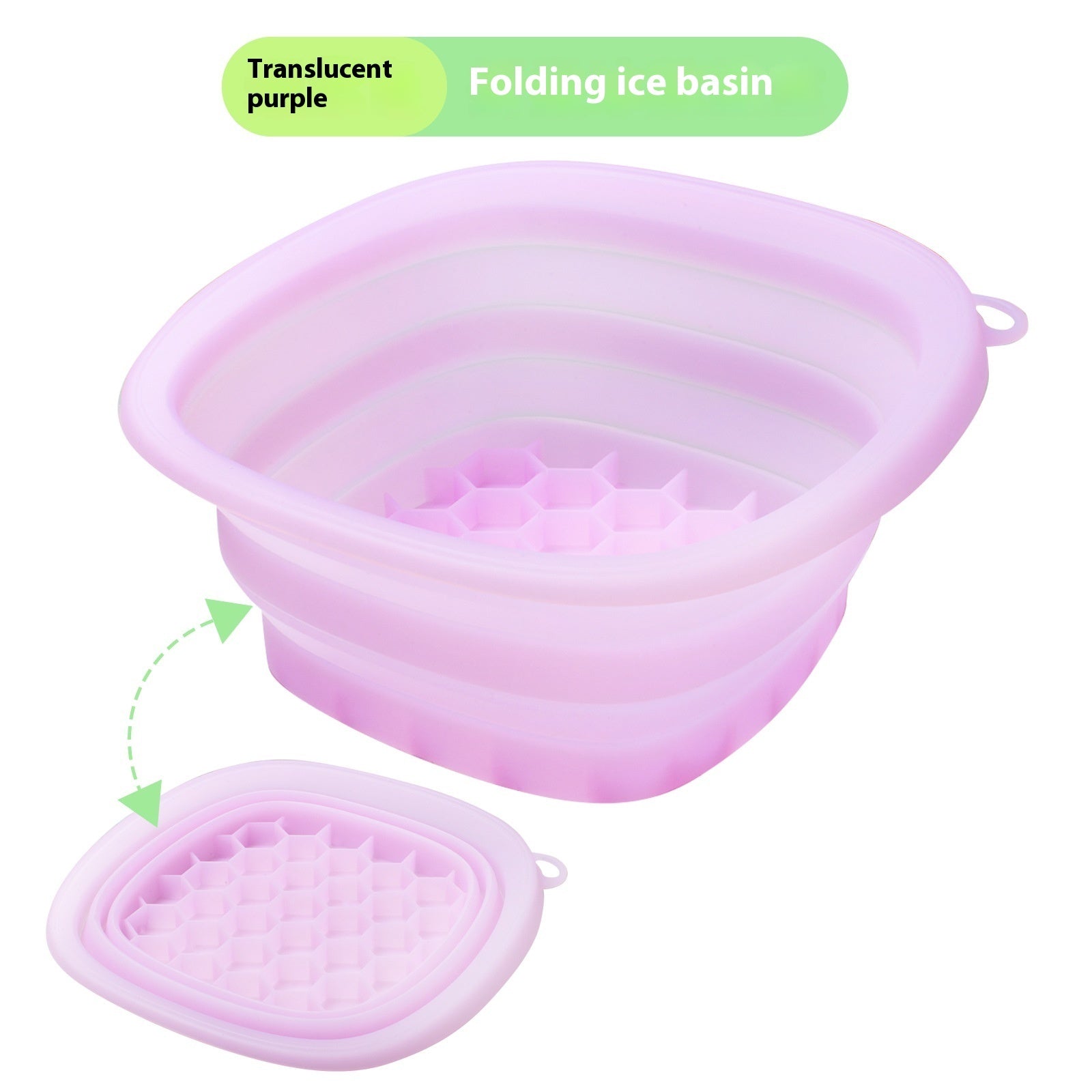 FrostFlex Collapsible Ice Facial Bowl – Built‑In Ice Tray for Portable Cold‑Plunge Therapy