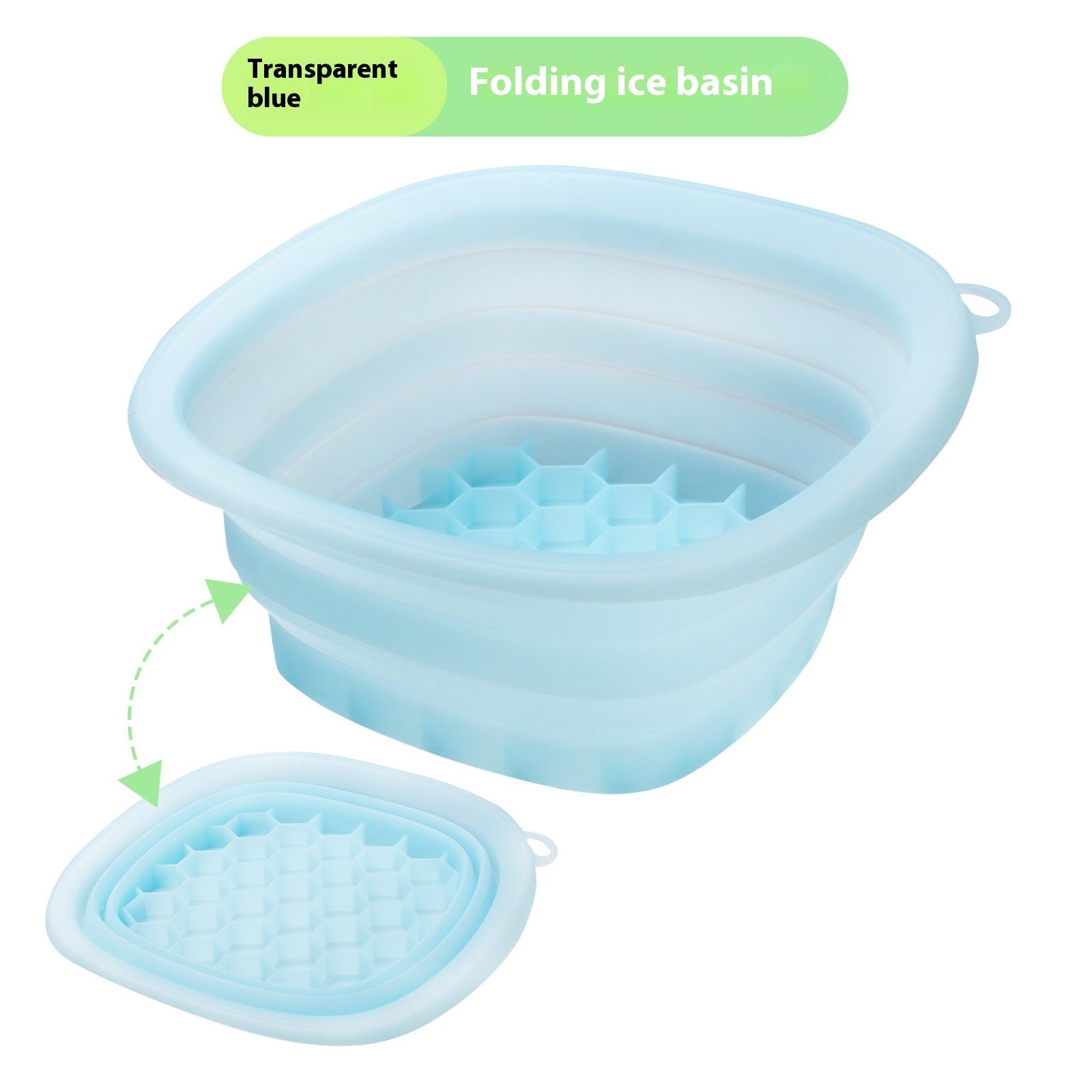 FrostFlex Collapsible Ice Facial Bowl – Built‑In Ice Tray for Portable Cold‑Plunge Therapy
