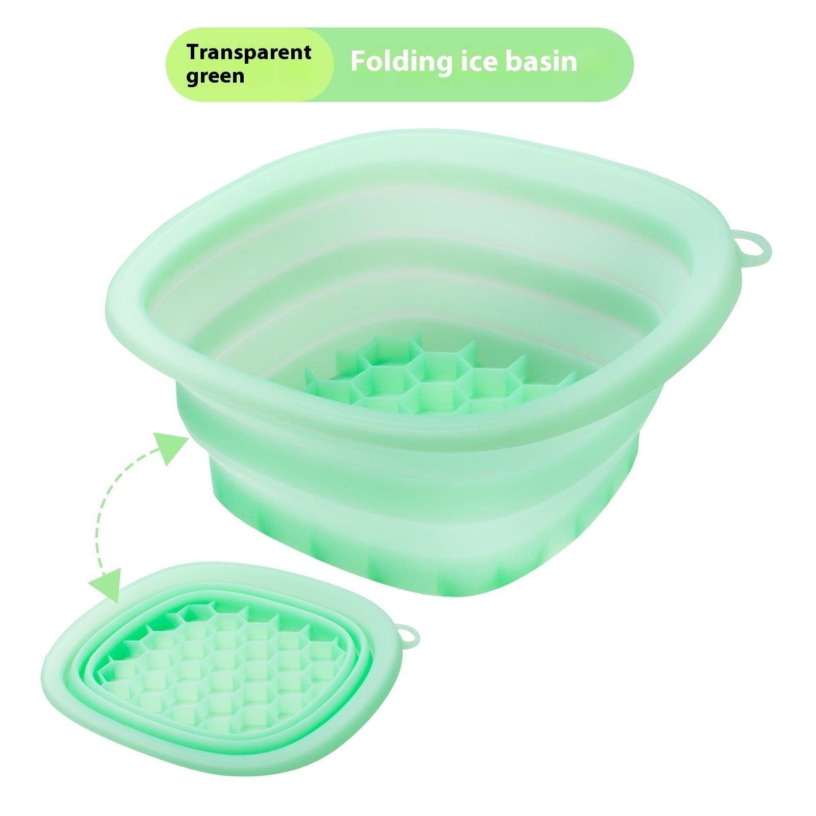 FrostFlex Collapsible Ice Facial Bowl – Built‑In Ice Tray for Portable Cold‑Plunge Therapy