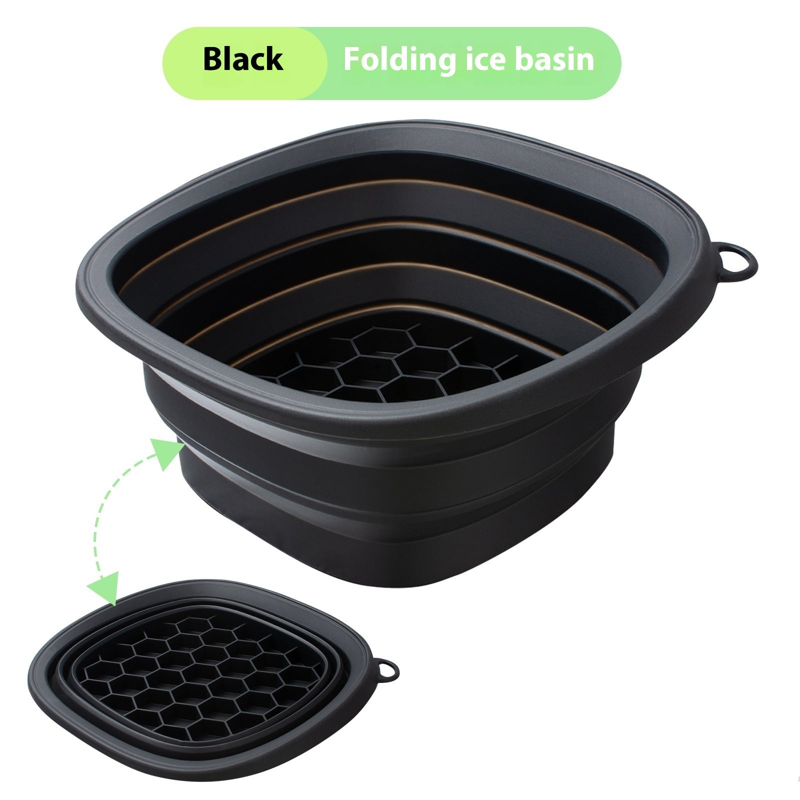 FrostFlex Collapsible Ice Facial Bowl – Built‑In Ice Tray for Portable Cold‑Plunge Therapy